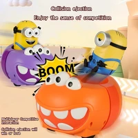 2.4g Genuine Minions Bob Stuart Remote Control Launch Bumper Car Cartoon Charging Two Person Battle Remote Control Toy Car Set 2
