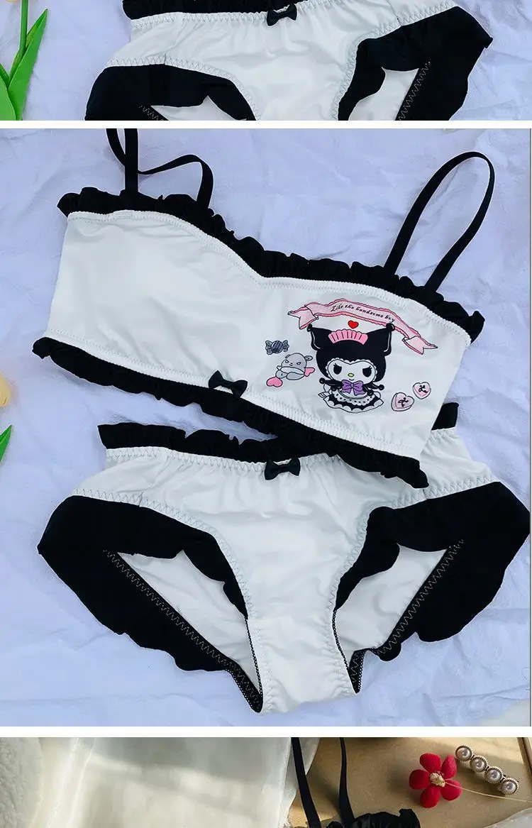 Cinnamoroll Bra Set Girls Briefs Vest Underpants Underwear Cute