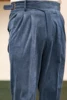 2024 Autumn and Winter Men's Corduroy Casual Pants High Waist Business Fashion Elastic Regular Fit Stretch Trousers Male Z299 5