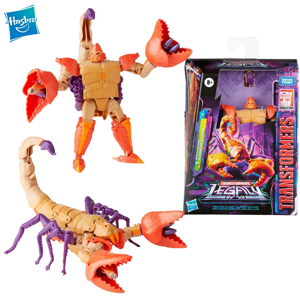 

[In-stock] Original Hasbro Transformers Legacy Sandstorm Deluxe Class 14cm Action Figures Collectible Model Toy Gift for Kids