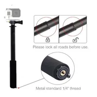 Monopod Selfie Stick for Gopro Stick Extendable Baton Selfie Waterproof Handheld Sticks Mount for GoPro Hero 13 5 Xiaoyi 4K DJI - Image 3