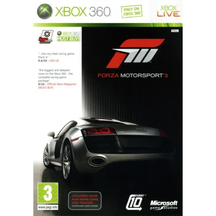 Игра Forza Motorsport 3 (Xbox 360) (rus) б/у | Электроника