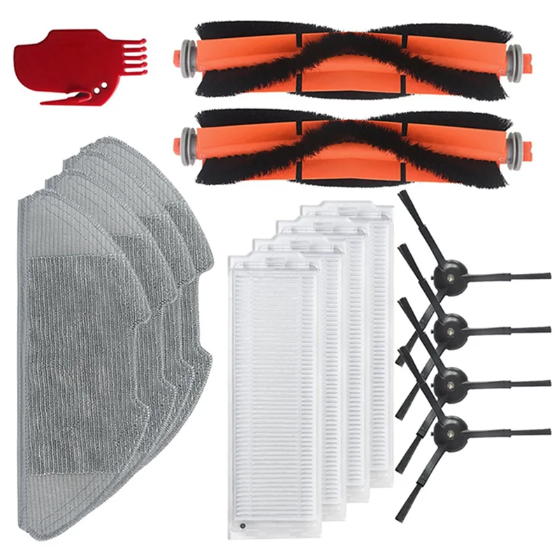 

Main Side Brush Filter and Mop Cloth Replacement for Xiaomi Mi Robot Vacuum Mop 2 Pro MJST1S Vacuum Cleaner