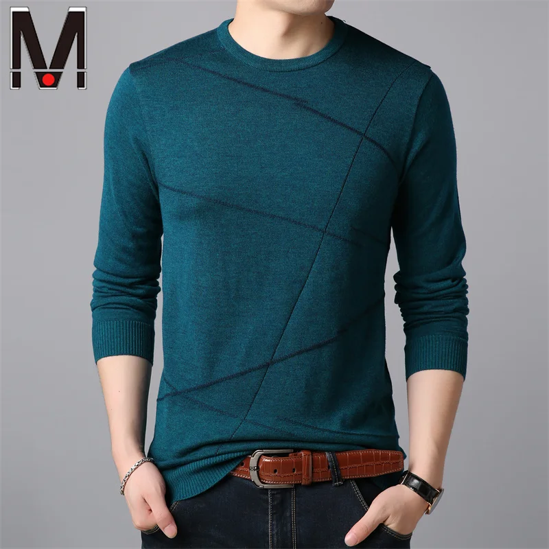 Autumn and Winter New Knitwear Fashion Men's Thickened Sweater Daily Work Coat Knitted Sweater