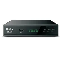 Новый T5 H265 10-битный цифровой вещательный ТВ-приставка DVB-T2 Dvb T2 Terrestrial цифровой ТВ-приемник с HD и Scart Dolby Ac3 H.265 — изображение 2