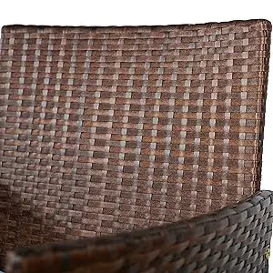 weatherproof wicker rattan outdoor set of 3 table garden patio balcony easy assembly