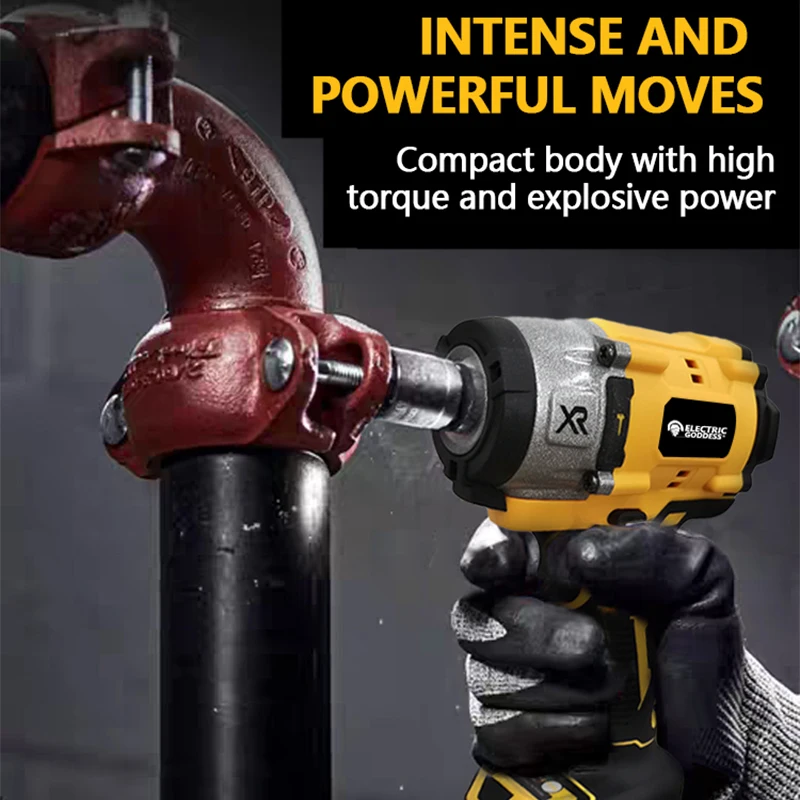 Electric Goddess Brushless Impact Electric Driver Electric Screwdriver Driver High Torque tools 전동드라이버 공구 for dewalt 20V battery 6