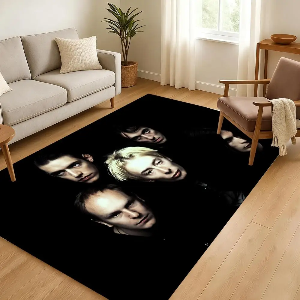 R-Radiohead Band Rainbow Floor Mat Soft Thickened Non-Slip Door Mat for ...