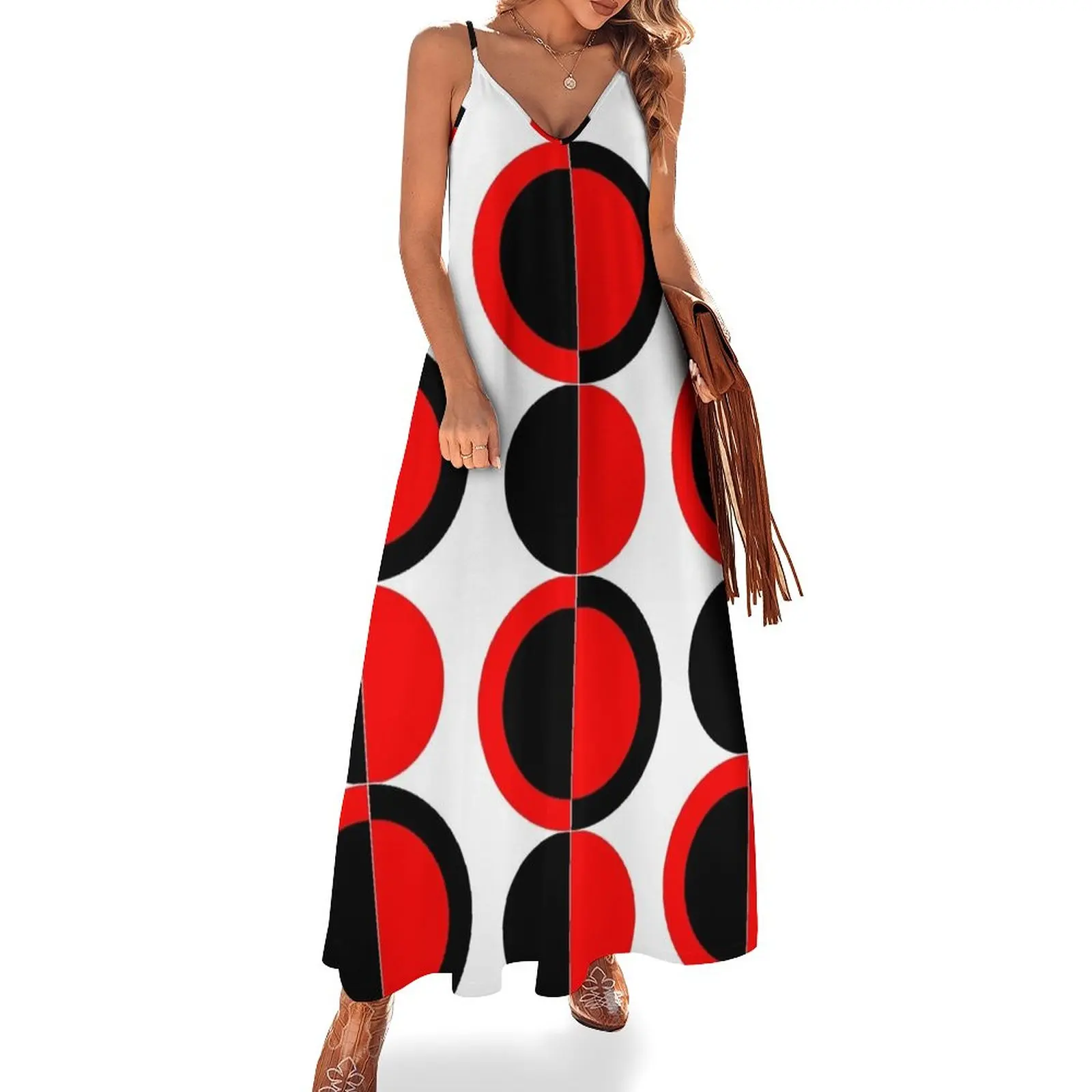 

Mod Circles Sleeveless Dress women's fashion dresses luxury woman party dress Party dresses summer dresses for women 2024