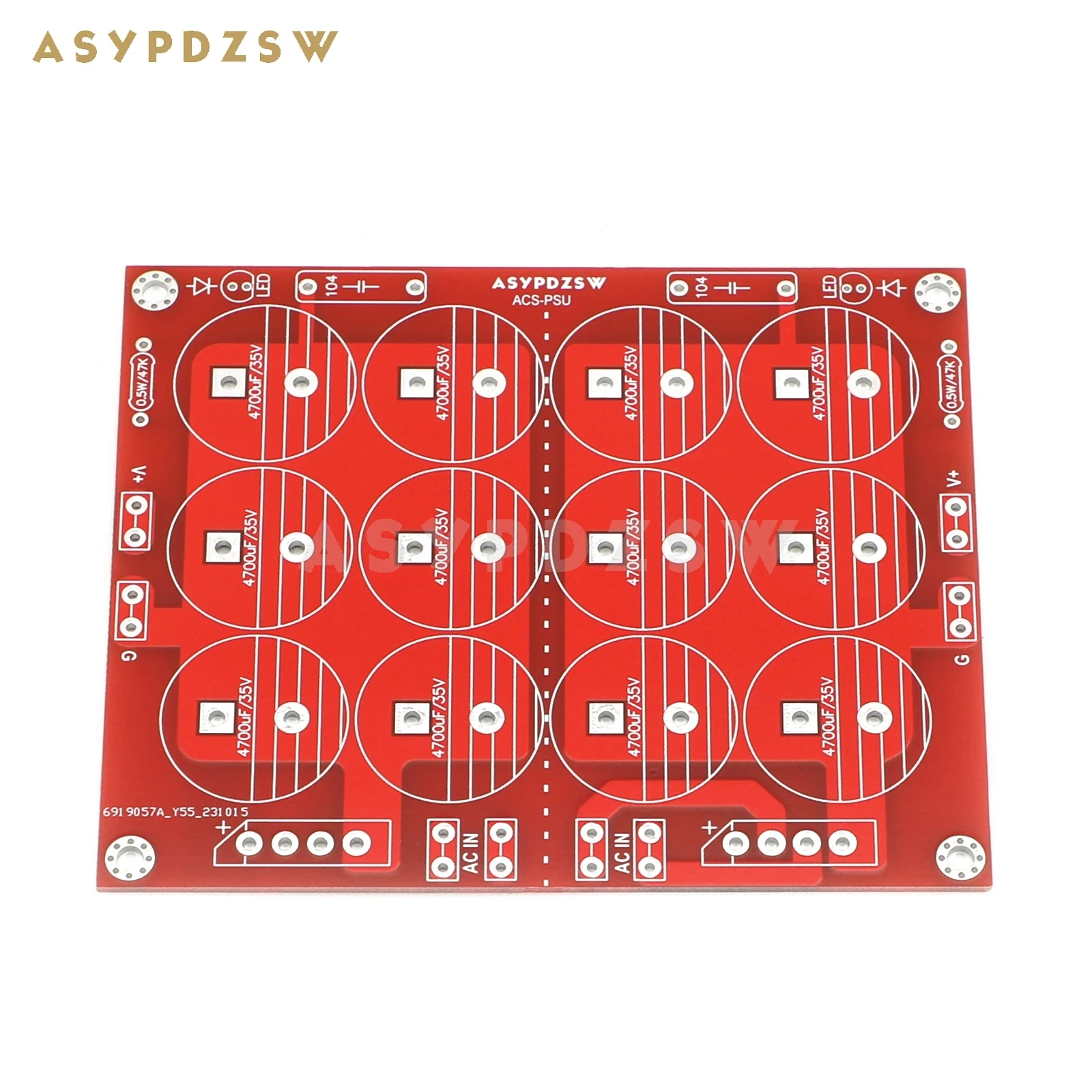 

Dual channel ACA-PSU Single voltage Power supply Rectifier filtering Bare PCB For PASS ACA Amplifier