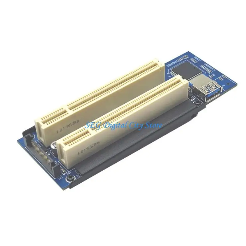 U75B 카드 PCIE-이중 PCI 확장 어댑터 커넥터 카드 데스크탑 확장 추가