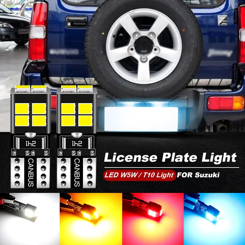 2pcs LED License Plate Light For Suzuki Jimny Accessories 1998
