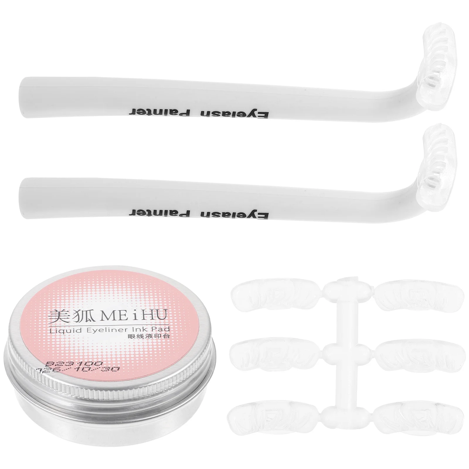 

1 Set Reusable Lower Eyelash Stamp Makeup Bottom Lash Stencil Lower Eyelash Makeup Tool