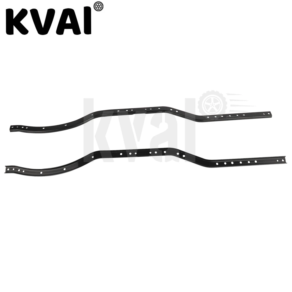 

Черные стальные направляющие рамы шасси 6x6 для Axial SCX10 90046 90047 1/10, Радиоуправляемый автомобиль на гусеничном ходу