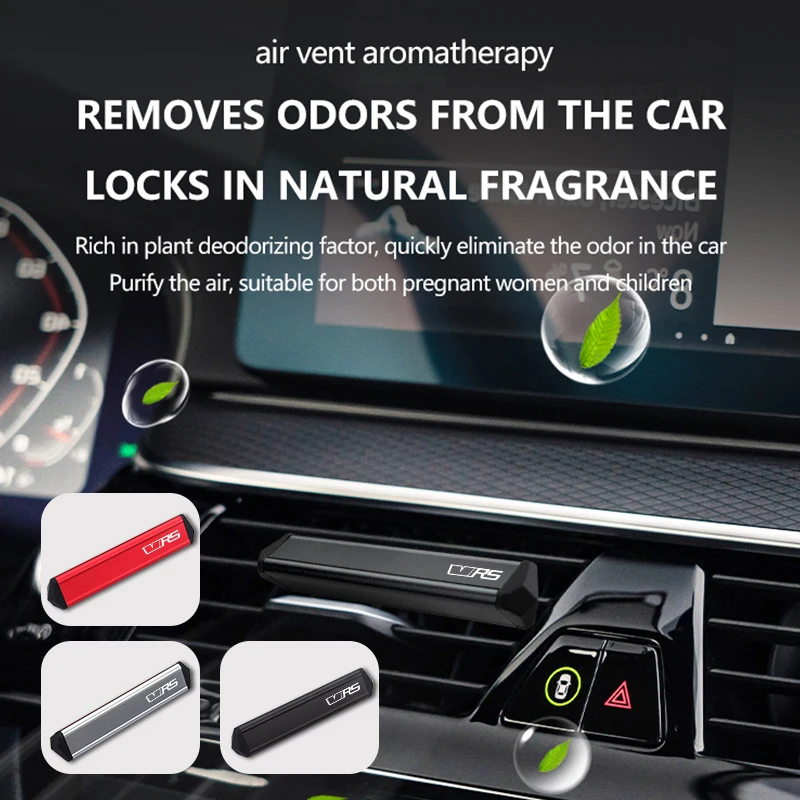 Car Logo Aroma Stick Vent Air Freshener Clip - Auto Accessories