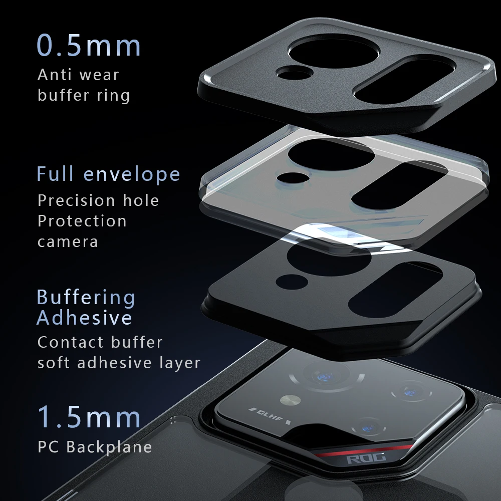 Shockproof Frosted Matte Protective Case with Anti-Fingerprint Transparent Cover