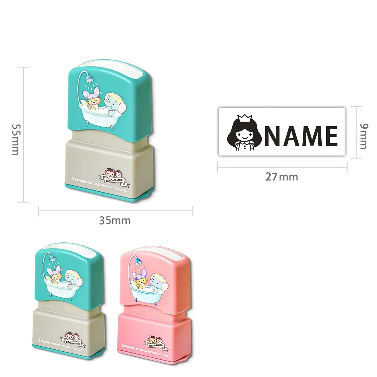 Name Stamp for Clothes Kids,Clothes Stamp Label Kids,Personalised Clothes  Name Stamp,Customized Kids Uniform Clothing Name Stamp,School Uniform Name  Stamp Waterproof : : Stationery & Office Supplies