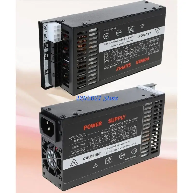 F3KE 조용한 냉각 팬 600W Flexs 고성능 PC 용 ATXS 전원 공급 장치