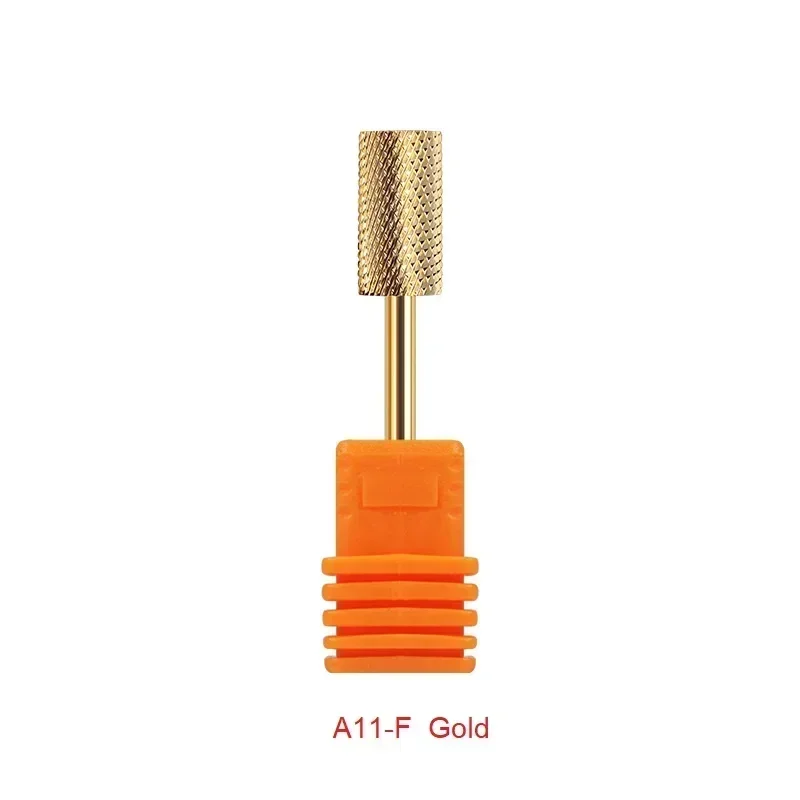 Golden Tungsten Carbide Nail Drill Bit for Manicure and Pedicure Accessories