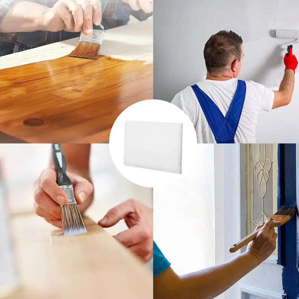 Description Picture 6 of itemRed Paint Edger Cutting In H-ome Interior Plastic Wall With Pad Nylon Bristles Edges Painting Corner and Edges