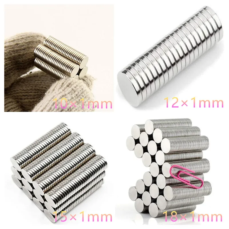 5Imanes Cilíndricos De Neodimio De 7mm De Diámetro X 7mm De Espesor N35