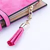 Women Wallet Lady Clutch Leather Frosted Tassel Female Wallets Long Length Card Holder Phone Bag Money Coin Pocket Ladies Purses 6