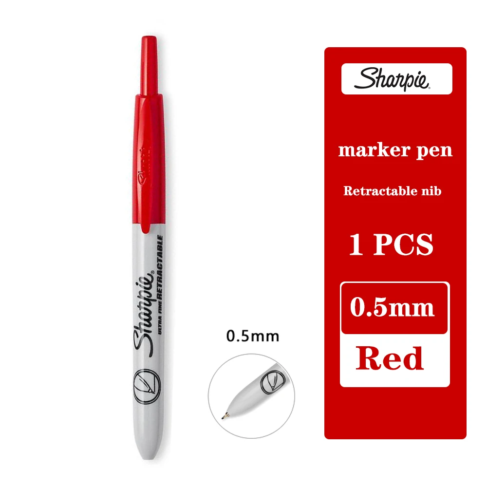 Sharpie Retractable Permanent Markers, Fine Point