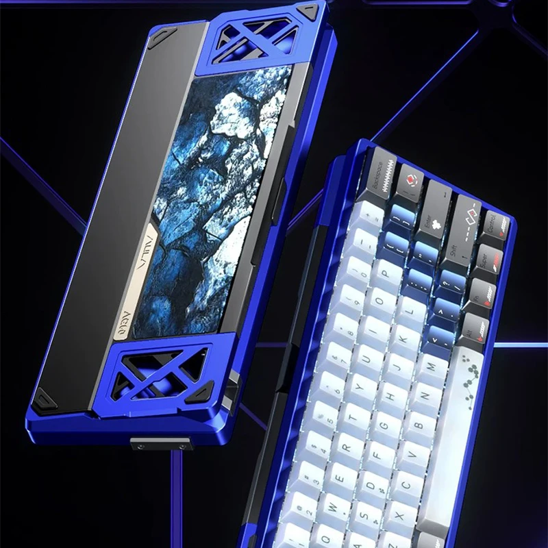 AULA AG60 Magnetic Keyboard CNC Aluminum Wired Customized Esports