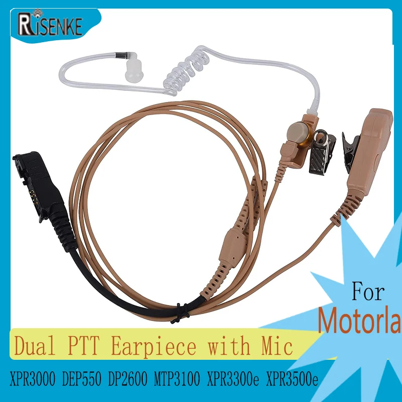 risenke-dual-ptt-earpiece-with-mic-walkie-talkie-headset-for-motorola-xpr3000-dep550-dp2600-mtp3100-xpr3500e-xpr3500e