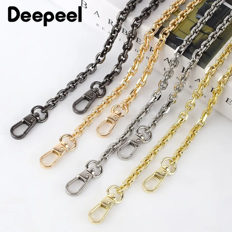 

Deepeel 60-120cm Bag Chain Shoulder Strap Buckles for Handbag Replacement Handles Hook DIY Luggage Hardware Parts Accessories
