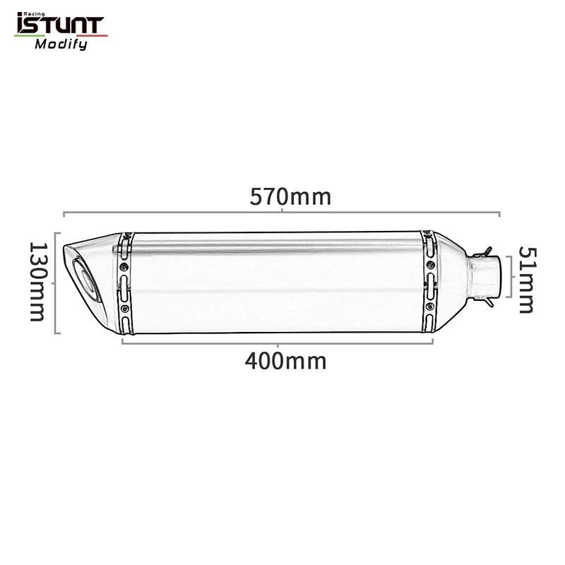 For Super DUKE 1050 1090 1190 KTM 1290 2013-2016 Motorcycle Exhaust System Slip on Exhaust Muffler Silencer Mid Link Pipe - Image 2