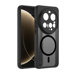 Magnetic Frosted Matte Shockproof TPU Case with Soft Touch - Xiaomi 17 pro (Black)