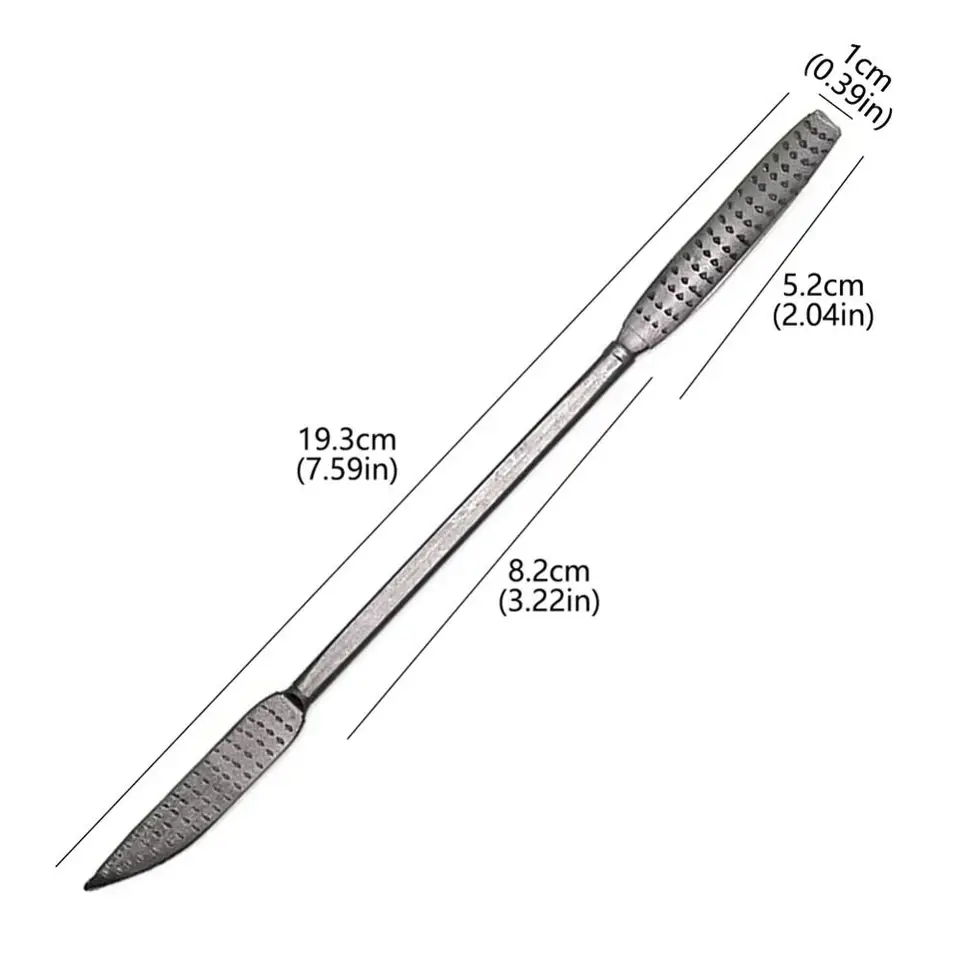 Set 8 Lime Per Legno A Doppia Testa - Professionale Per Lavorazione Del Legno - Foto 6