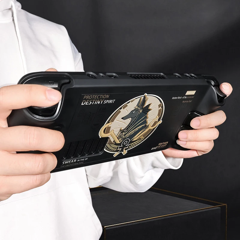 Estojo Protetor Completo para Baralho de Vapor Console de Jogos Oled Tampa Rígida do pc Anti-risco e Acessórios Antiderrapantes - Image 5