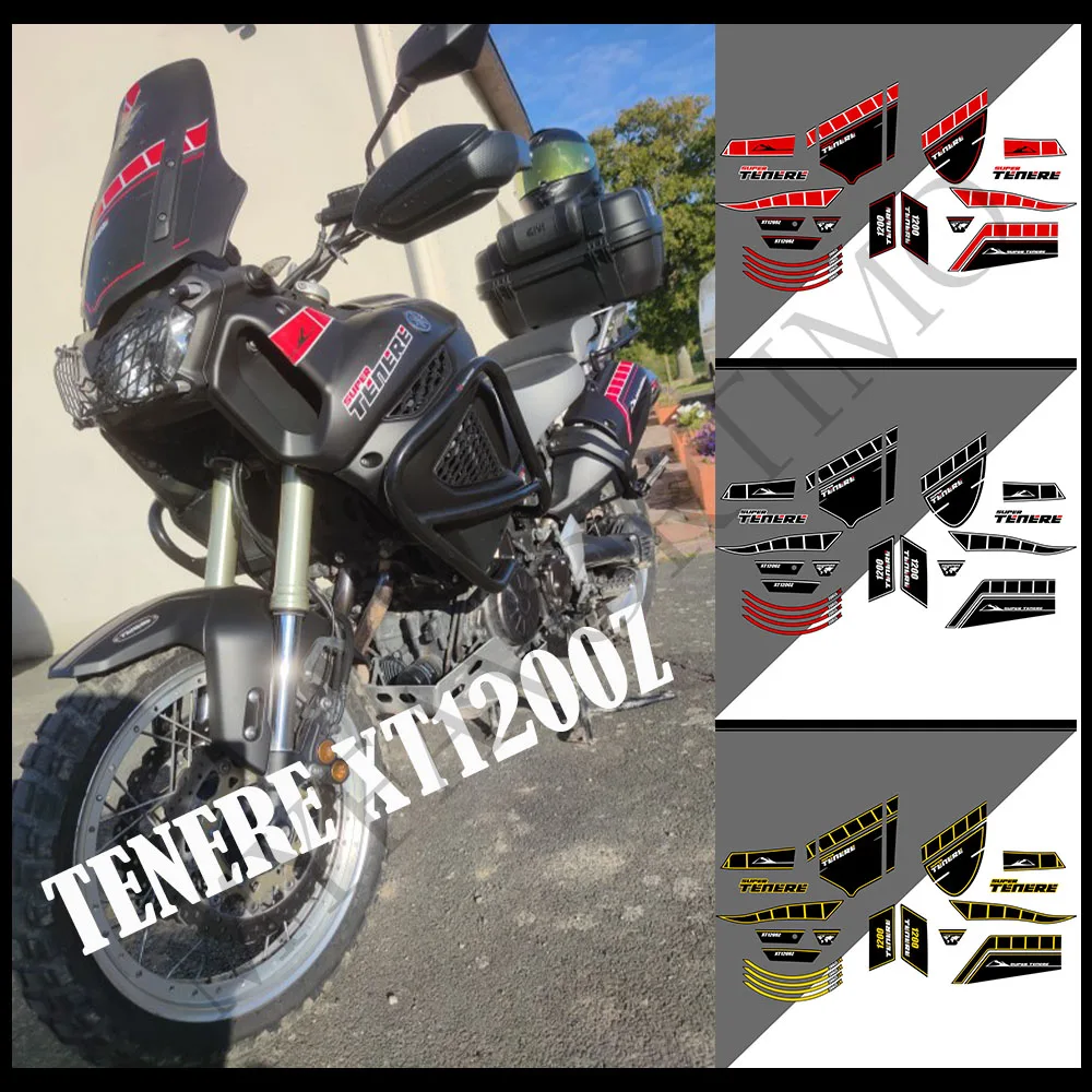 Trunk Luggage Cases For YAMAHA XT 1200 Z TENERE XT1200Z SUPER Tank Pad Protector Stickers Decal 2014 2015 2016 2018 2019 2020