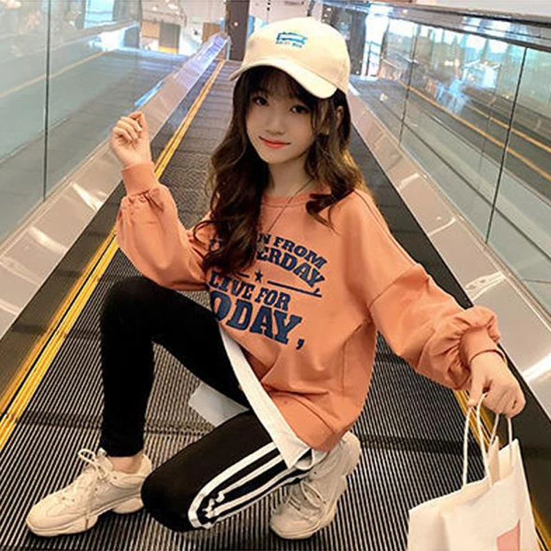 Autumn Girls Clothing Stores Set For Teenage Girls: Hooded Jacket And Wide  Leg Pants In Solid Colors Big Kids Two Piece Outfit From Paozhanghua,  $25.78