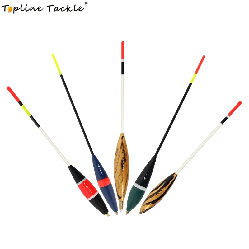 

Topline Tackle 3pcs Fishing Floats Bobber Balsa Japanese Wood Floats Set Buoy Stoppe Saltwater Carp Bass Fishing Accessories