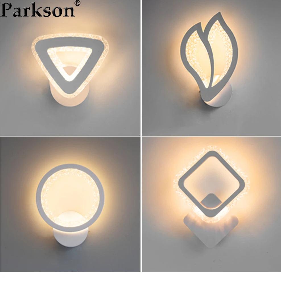 

Modern LED Wall Lamp AC110V/220V Nordic Minimalist Crystals Wall Light Interior Decoration For Home Wall Lamp Bedroom Home Light