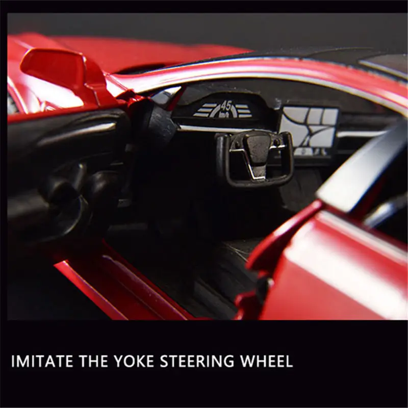 1:24 합금 자동차 모델, 다이캐스트 금속 장난감 자동차 모델, 시뮬레이션 컬렉션, 사운드 라이트, 어린이 장난감 선물, 모델 S 모델 3 Y