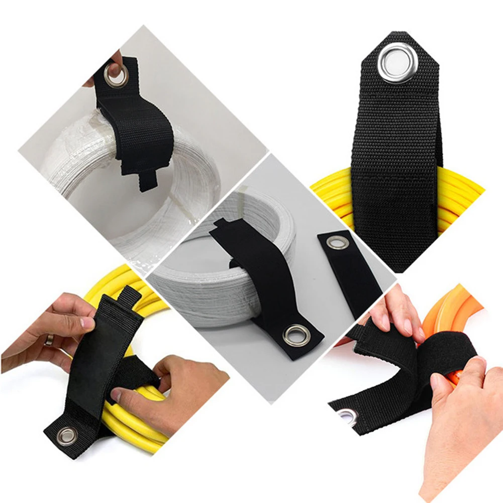 

Ремешок для хранения удлинителя для долговечного органайзера, ремешок для хранения, держатель для кабеля и шланга для прочности шлангов и более аккуратного хранения