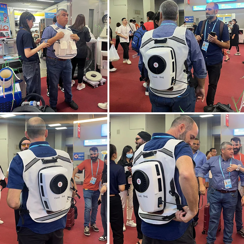 Summer Air-Conditioning Vest Women's Men's Vest Camping Rechargeable Air Conditioning Clothes Cooling Vest For Climbing Fishing 4 Summer Air-Conditioning Vest Women's Men's Vest Camping Rechargeable Air Conditioning Clothes Cooling Vest For Climbing Fishing 4