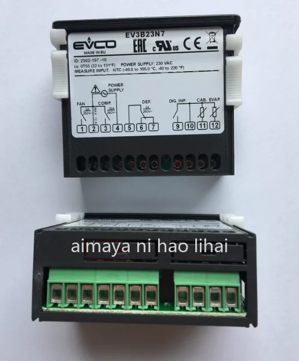 TM103AT, EV3X21N7, FK150/FK201/EVK201/EVKB21N7, EVK401N7 EVCO 온도조절기