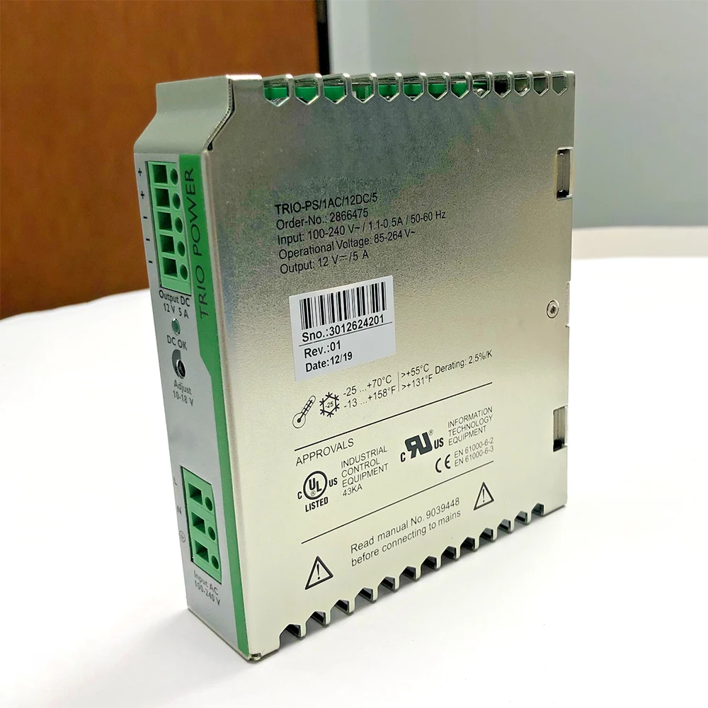 2866475 TRIO-PS/1AC/12DC/5-2866475 TRIO POWER Switching Power Supply Works Perfectly Fast Ship High Quality 7 2866475 TRIO-PS/1AC/12DC/5-2866475 TRIO POWER Switching Power Supply Works Perfectly Fast Ship High Quality - Image 5