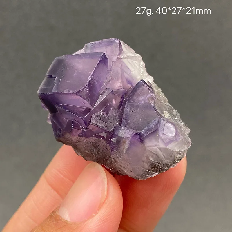 100% natural Purple fluoriteraw stone mineral specimen healing crystal gem collection