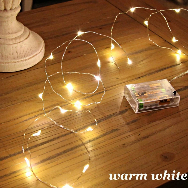 Fairy Lights Led Fairy Lights Battery Operated Mini Battery Powered Copper Wire Starry Fairy Lights for Bedroom Christmas Parties