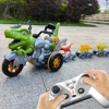 2.4GHz Remote Control Dinosaur Train Motorcycles Toys for Kids Boys,Indoor Outdoor All Terrain Electric RC Car Toys Gifts 2