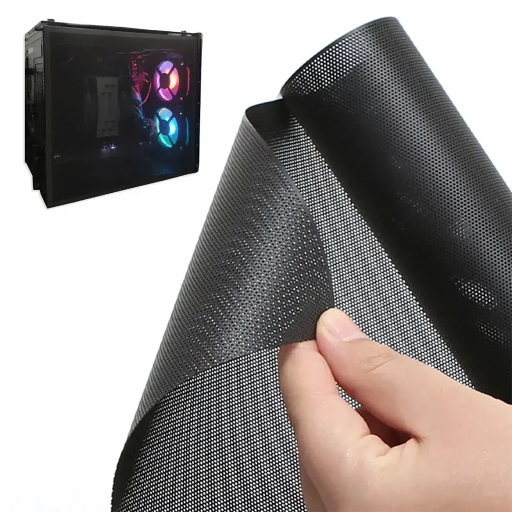DIY Computer Mesh 30CM Fan Dust Filter PC Case Network Net Case Chassis Cover Speaker Fan Cooler