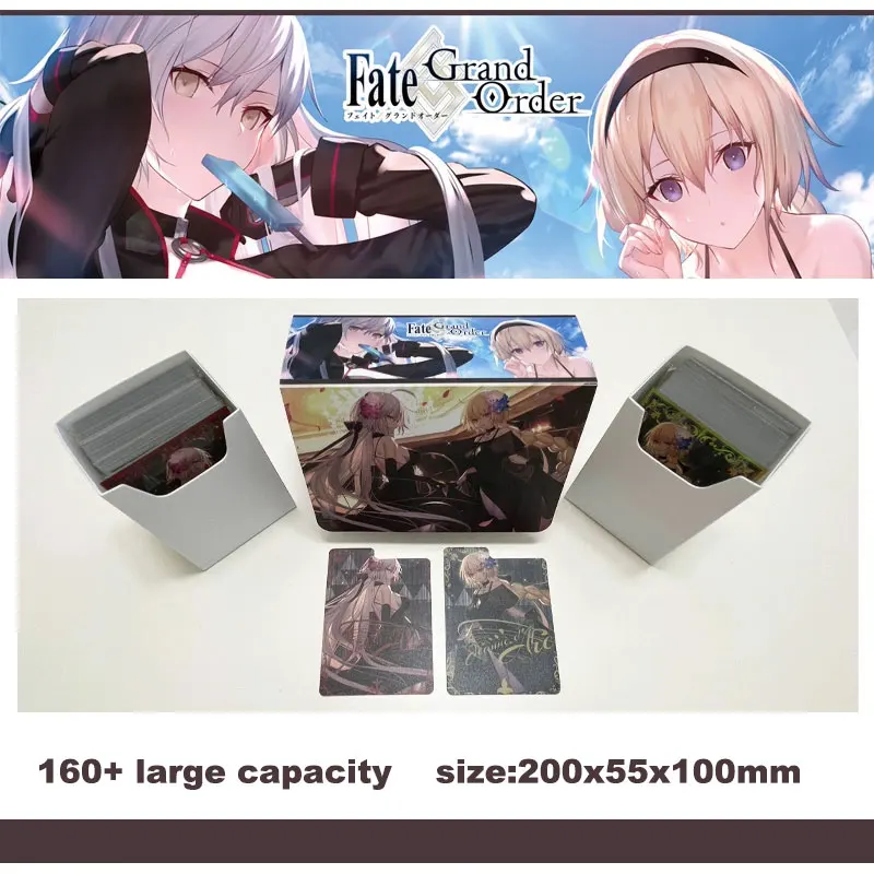 160 + Pp Anime Cards Storage Deck Box Gioco Da Tavolo Tcg Card Box Protector Case Per Mgt/Pkm/Yu-Gi-Oh/Gathering Games Trading Cards