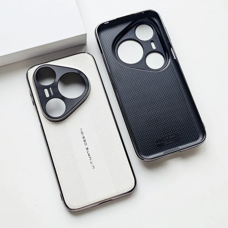 Luxury Electroplated PU Leather Ultra-Thin Shockproof Case