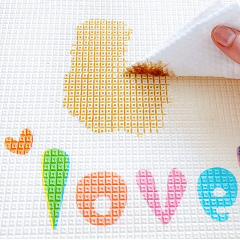 Infants 0-3 Years Old Play Mat for Children Safety Mat 1cm EPE Environmentally Friendly Thick Baby Play Mats Folding Carpet Rug